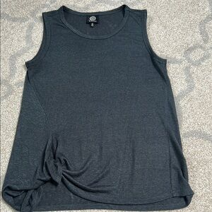 Bobeau Charcoal Sleeveless Tank Top